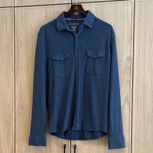 Stone Rose Blue Button-Up Shirt